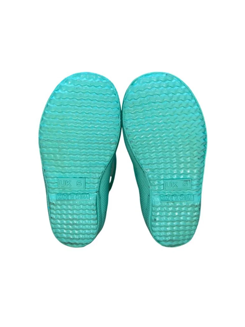 Hunter Kids Teal Rubber Glitter Waterproof Rain Boots Size US 6/7